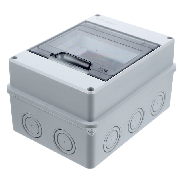Mobutofu Waterproof Electrical Junction Box Distribution Protection Box Grey 1Set for Factories