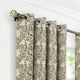 thumbnail image 2 of Deco Window 36 to 66 inches Adjustable Curtain Rod for Windows with MOP Finials (1'' Diameter, Grey), 2 of 5