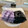 thumbnail image 6 of GYRATEDREAM Toddler Girl Tutu Tulle Skirt Elastic High Waist Layered Mesh Tiered A-line Skirt for Girl 2-7 Years, 6 of 6