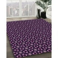 thumbnail image 2 of Ahgly Company Indoor Round Patterned Orchid Purple Area Rugs, 8' Round, 2 of 6