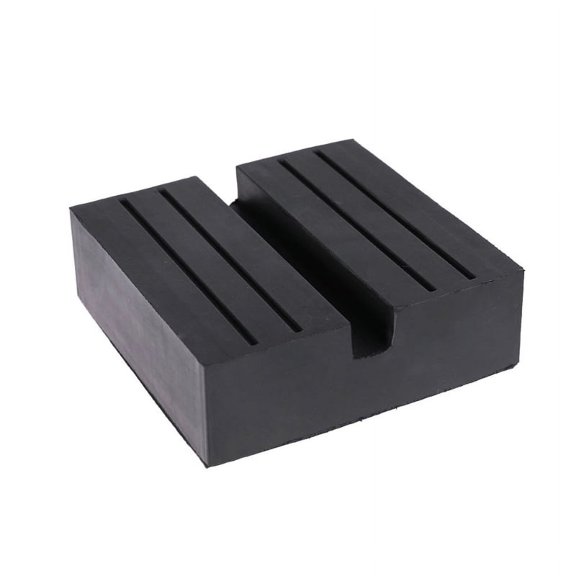 ZUARFY Square Universal Slotted Frame Rail Floor Jack Guard Pad Adapter Vehicle Repair