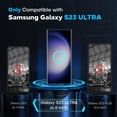 thumbnail image 2 of Protector de pantalla AACL 3D de cristal templado curvo para Samsung S23 Ultra, 2 of 8