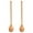 As Shown, variant on Monyance Cooking Spoon Long Handle Wooden Coffee/Tea Spoons (2pcs) for Kitchen/Restaurant(13.19X1.97X0.79Inches)