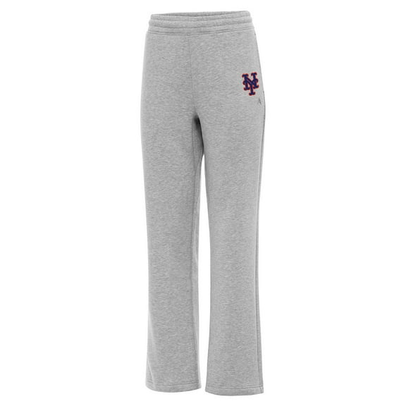 Women's Antigua  Heather Gray New York Mets Victory Sweatpants