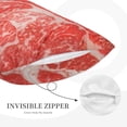 thumbnail image 5 of Daiia Beef Steaks Bedding Waterproof Pillow Protector Zippered Queen – Bed Bug Proof Pillow Encasement-20"x30", 5 of 9