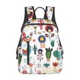 thumbnail image 1 of Disketp Alpaca Flower Mochila Ligera e Impermeable, Mochila de Día Resistente para Viajes, Senderismo y Uso Diario para Hombre y Mujer, 1 of 7