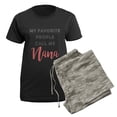 thumbnail image 5 of CafePress - My Favorite People Call Me N Women's Dark Pajamas - Women's Short Sleeve Print T-Shirt and Pants Dark Cotton Pajama Set, 5 of 7