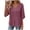 Purple, variant on Tqcoqu Womens 3/4 Sleeve Tops Embroidered Lace Blouses Boho Shirt, V Neck Casual Loose Fit Vacation Beach Business Casual Outfits