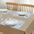 thumbnail image 4 of Spring Blue Floral Garden Placemats 12x18 Inches Set Of 4 Durable Placemats for Indoor Kitchen Dining Cute Funny Table Placemats, 4 of 5