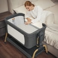 ANGELBLISS 3 in 1 Baby Bedside Sleeper with Comfy Mattress