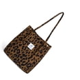 thumbnail image 2 of Sonducket Bolso de pana para niña, bandolera de moda, bolsas portátiles para botellas de agua para teléfono móvil, viajes al aire libre, Bolsas de mensajero y de hombro Leopardo, 2 of 6
