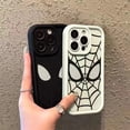thumbnail image 2 of Funda de teléfono suave de araña de dibujos animados de Color sólido, funda de teléfono anticaída todo incluido para iPhone 15, 14, 13, 12, 11 Pro Plus Pro Max, X, XS, XR, 2 of 5