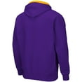 thumbnail image 3 of Men's Colosseum Purple LSU Tigers Big & Tall Full-Zip Hoodie, 3 of 3