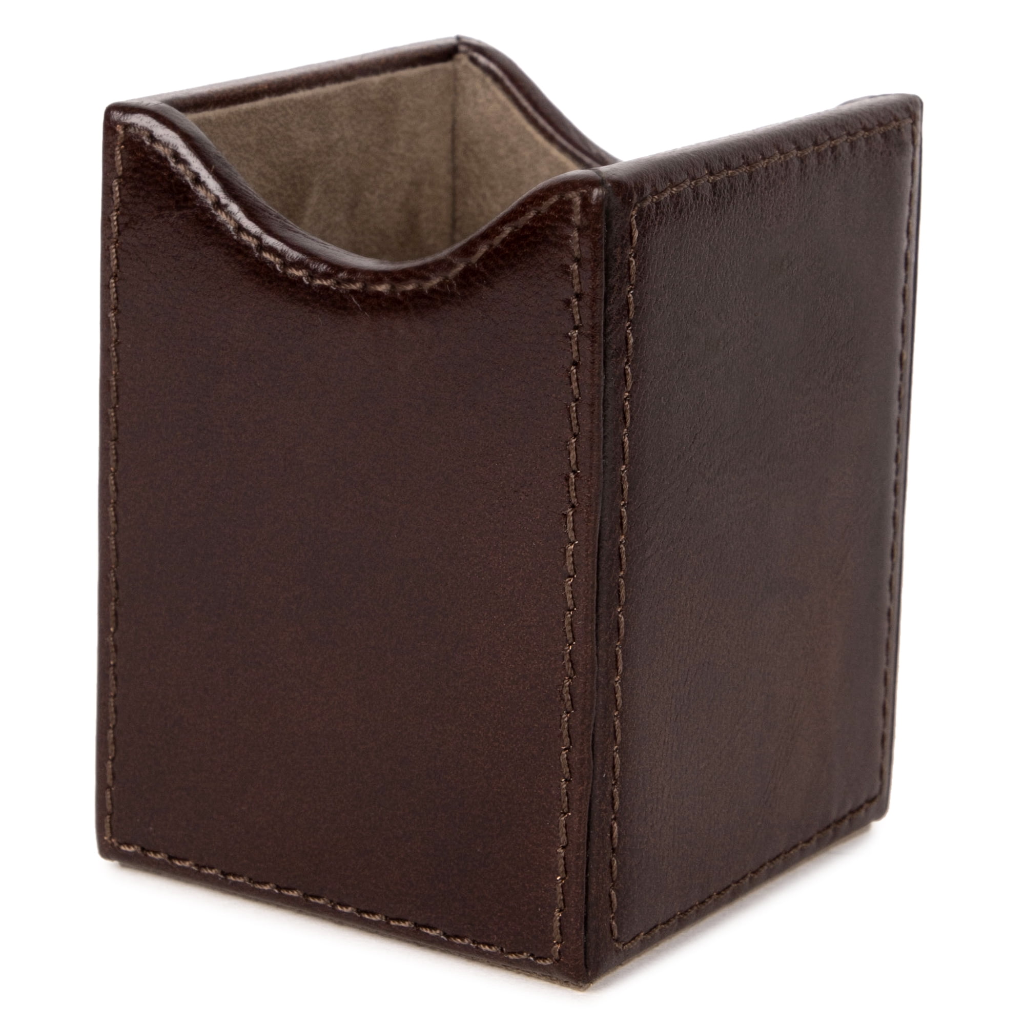 Genuine Leather Pen Pencil Holder Handmade Home Office Décor Gifts for