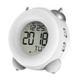 thumbnail image 1 of Reloj Digital Simple, alarma fuerte, funciona con pilas, fácil de configurar, campana doble electrónica, despertador, reloj Lcd portátil para niños oso de fresa  Hogar, 1 of 2