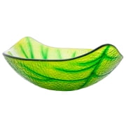 Green Leaf Shaped Vessel Sink