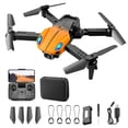 thumbnail image 1 of Cateissary Dron de fotografía aérea con WiFi de 2,4G, cuadricóptero plegable con Control remoto inalámbrico para interiores y exteriores, Accesorios para aéreos Naranja Tipo 3, 1 of 6
