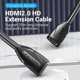 thumbnail image 2 of AAXBD 0.5m 4K 60Hz HDMI Female to Female PVC Wire HD Extension Cable, 2 of 5