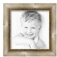 thumbnail image 2 of ArtToFrames 12" x 12" Antique Silver Picture Frame, 12x12 inch Silver Wood Poster Frame (WOM-4944), 2 of 7