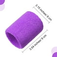 thumbnail image 3 of 6 Pcs Wrist Sweatbands Sports Wristbands for Competitions Absorbent Sweatbands for Basketball Tennis Football Running Working, 3 of 13