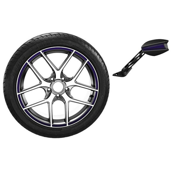 Slingshot 2881817-727 Polaris Navy Blue Rim and Mirror Decal Kit 2015-2019 SL