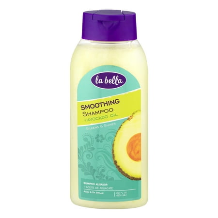 (2 pack) (2 Pack) La Bella Smoothing Shampoo + Avocado Oil, 22.0 FL OZ