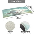 thumbnail image 3 of Cute Lamb Blow The Bubbles Plush Carpet Non Slip Runner Rug Absorbent Bath Mat 39" x 20", 3 of 8