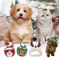 thumbnail image 4 of Dog Cat Hat Pets Clothes Bibs Puppy Cap Costume Accessories Navidad Xmas Home Decoration 2024 New Year Gift Bandana, 4 of 5