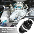 thumbnail image 2 of Unique Bargains Car Male 10AN Bulkhead Fuel Cell Fitting Adapter Replacement Straight Aluminum Black, 2 of 7