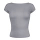 thumbnail image 3 of Camiseta Sin Mangas Básica Camiseta sin mangas básica para mujer, ropa diaria expuesta al ombligo sin espalda para mujer (gris L) Ygjytge para Mujer Gris T M, 3 of 9
