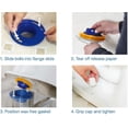thumbnail image 3 of Spacio Innovations EG1002USA Elastic Toilet Gasket with Toilet Bolts, 3 of 5