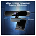 thumbnail image 2 of Webcams 4K USB Web Camera with Microphone Autofocus 2K Camera PC Computer Laptop Live Streaming 1080P Webcam for Video Calling, 2 of 6