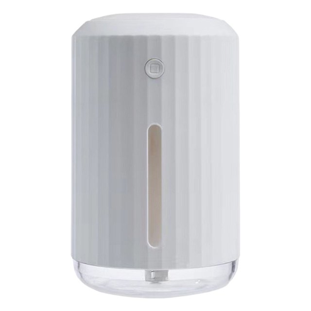 Humidificador frío de 320 ml, difusor de aroma ultrasónico con luz nocturna. blanco