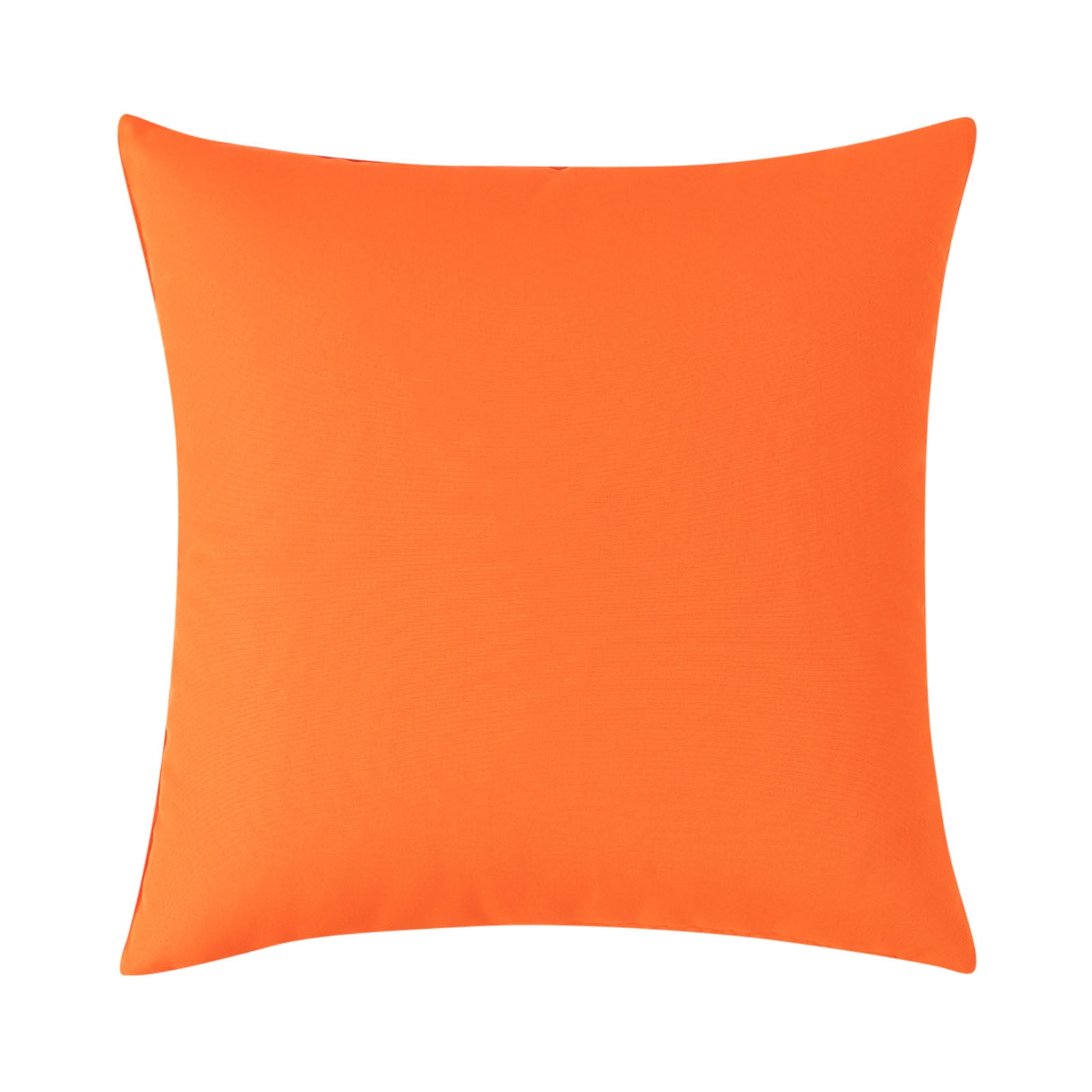 Outdoor Waterproof Pillow Cover, Orange, 45 by 45 Cm, Weather Resistant Cushion Case for Patio Furniture, Poolside, Garden, and Picnic Use (1 Pc)