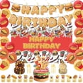thumbnail image 7 of 18Pcs French Fries Balloons Food Theme Balloons Funny Party Supplies for Birthday Baby Shower Graduation Decoration, 7 of 7