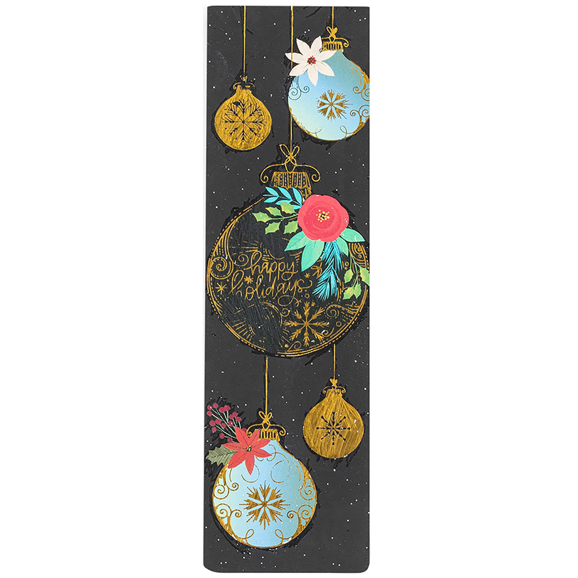 Brea Reese: Scratch Art Bookmark Kit - Snowflakes - 10 Holiday-Themed Bookmarks, Wooden Stylus, Metallic Accents, Guided Art, DIY Winter Adult Craft