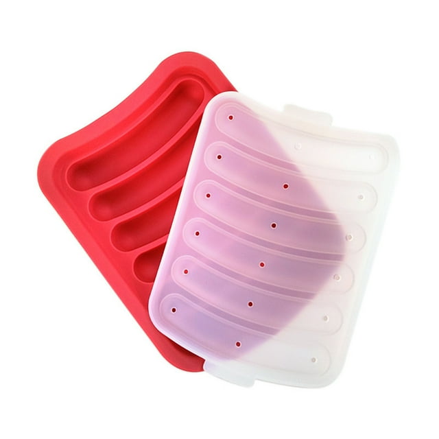 fheaev Silicon Sausage Moulds For Home Use Children's Supplements Meat Sausage Steam Sausage Baking Grinder Homemade Steamable Suitable For Adults And Children