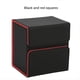 thumbnail image 2 of Caja de Almacenamiento Portátil de Juegos de Mesa, Protector de Tarjeta, Caja de Almacenamiento de Gran Capacidad Negro y Rojo, 2 of 8