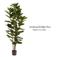 thumbnail image 3 of Artificial Fiddle Leaf Fig Tree-72"" Faux Plant in Pot with Natural Feel Leaves-Realistic, 3 of 6