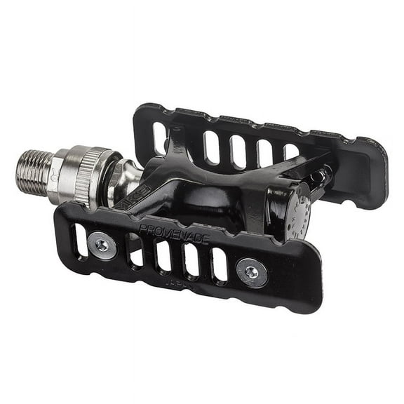 MKS Promenade Ezy Pedals 9/16" Ezy Axle Snap System Alloy Body and Cage Black
