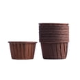 thumbnail image 1 of Billuyoard 50 piezas de tazas redondas para muffins de papel de aluminio para pasteles y magdalenas, herramientas para envolver, bandeja para cocinar, Cocina y Comedor Café Billuyoard HA010050-03, 1 of 6