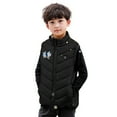 thumbnail image 2 of Gamivast Boys Heated Vest Quilted Printed 13 Heating Zones and 5-Levels Sleeveless Jackets for Kids Stand Collar Zip up Puffer Coats Rechargeable Washable with Pockets no Power Bank, 2 of 5