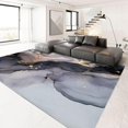 thumbnail image 4 of Gray Area Rug Teen Boys Girls Carpet Marble Gold Texture 3D Printed Large Carpet Living Room Bedroom Decor Mat Home Non-Slip Floor Polyester Rug 6x9ft, 4 of 8