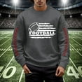 thumbnail image 2 of Chandail en Molleton à Col Rond Imprimé Rugby Automne Hiver pour Hommes, Chaud et Confortable, Mode Sans Capuche, Chandail Décontracté, 2 of 4