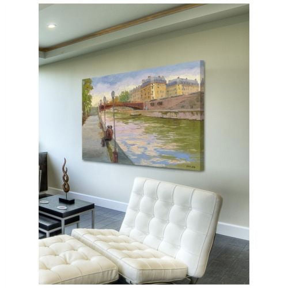 "Evening on the Canal" Painting Print on Wrapped Canvas