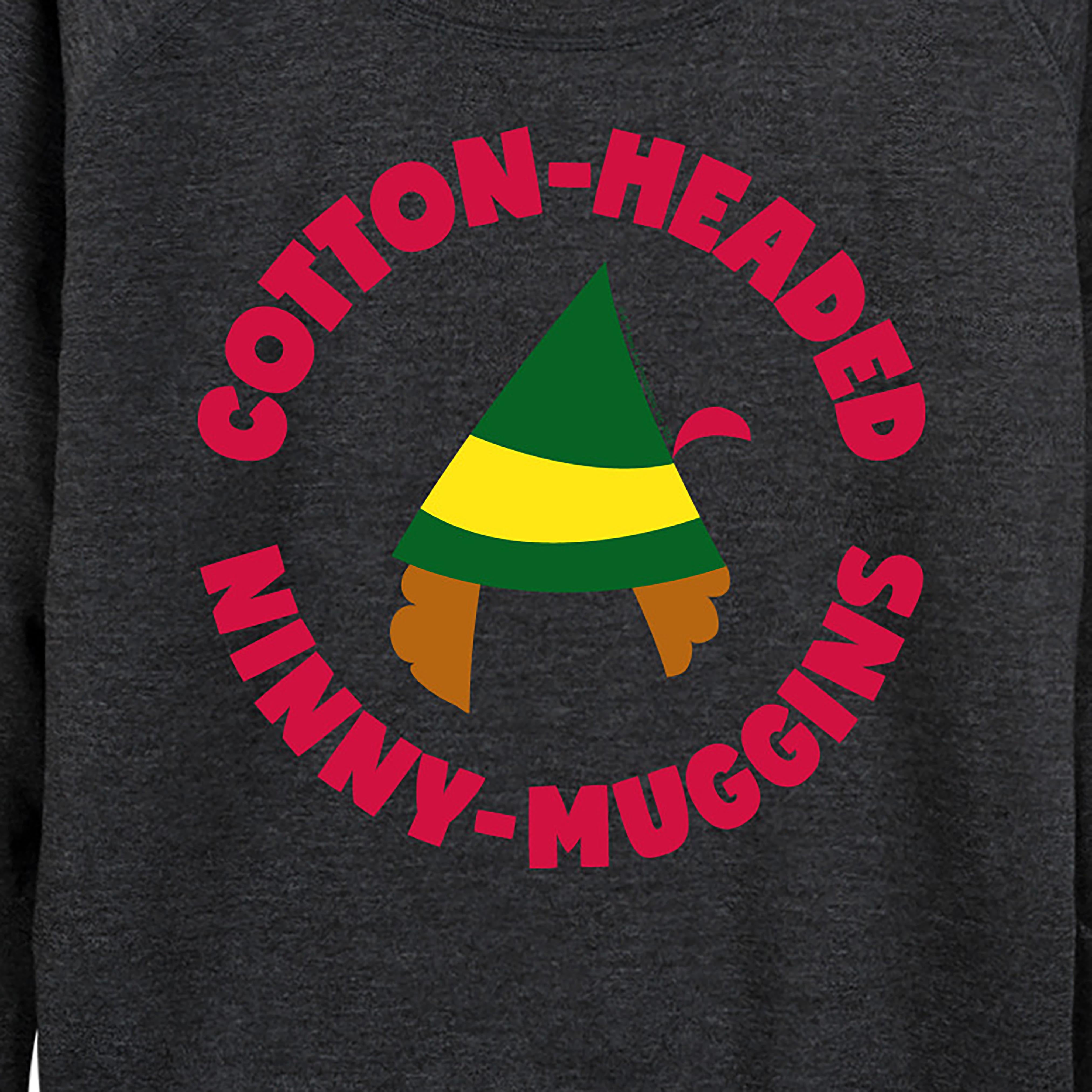 ELF - Christmas Family Set Ninny Muggins - Women's Lightweight French Terry Long Sleeve Shirt