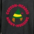 thumbnail image 3 of ELF - Christmas Family Set Ninny Muggins - Women's Lightweight French Terry Long Sleeve Shirt, 3 of 5