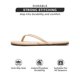 thumbnail image 3 of Sandalias tipo flip flop Project Cloud color beige de cuero vegano talla 9, 3 of 5