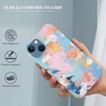 thumbnail image 2 of COMIO  Plant-Based Case for iPhone 15 Case with Pattern,Eco-Friendly Cover,Abstract Designed,6.1 Inch,Matte,2023 (Art Watercolor-Mint), 2 of 4