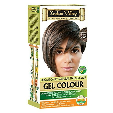Indus Valley Natural Herbal Brown 4.0 Hair Colour Kit (Best Herbal Hair Colour In India)